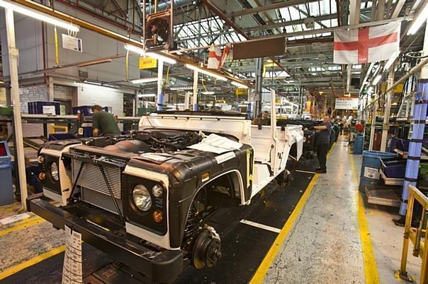 Defender-Produktion im Land-Rover-Werk Solihull.  Foto:Auto-Medienportal.Net/Land Rover